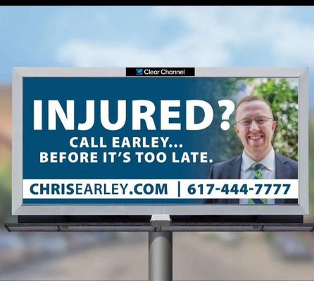 Earley Law Group Injury Lawyers Billboard