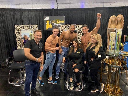 Geymar presente en el show Fitness and beauty