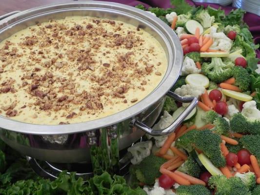 Smoked Cheddar Dip with Vegetables