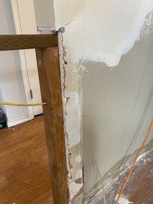 Forgot to apply drywall to key areas.