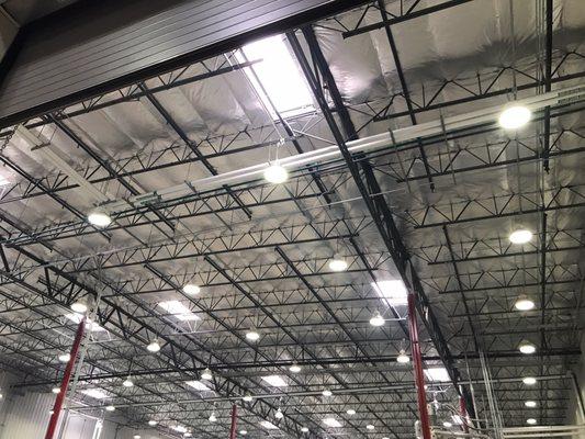 High bay industrial LED lighting fixtures