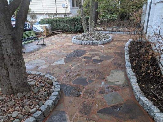 Flagstone patio