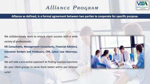 Workforce Management Agency Alliance Program