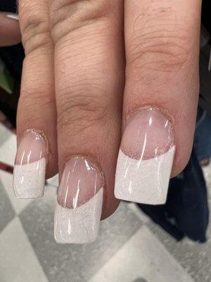 My friend just went and got her nails done there this is how they turned out horrible will not be returning!!!