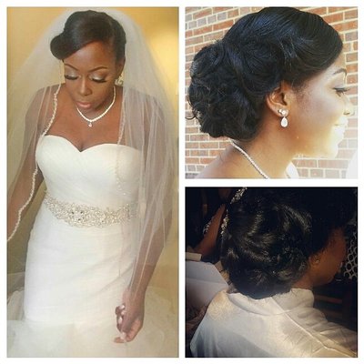 Gorgeous Updo for a beautiful Bride