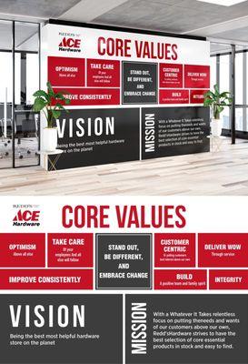 REDD"S CORE VALUES