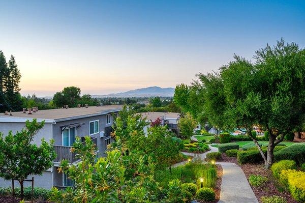 Property Grounds at Pleasanton Heights Apartment Homes