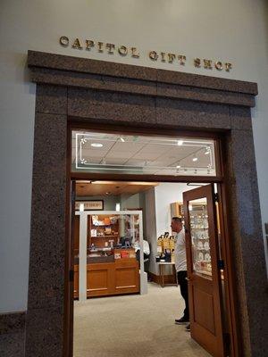 Gift shop on lower level of the Capitol