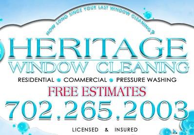 Heritage Window Cleaning and Pressure Washing