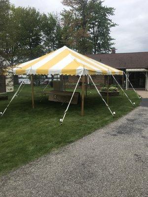 Tents for smaller partys