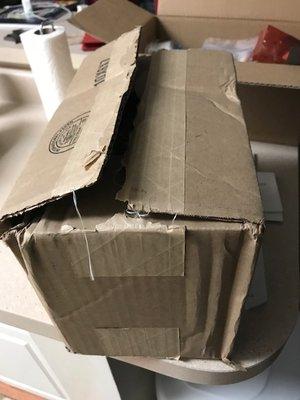 This is how my package looked when I received it