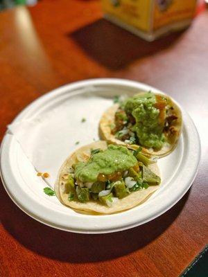 Adobo and napole tacos