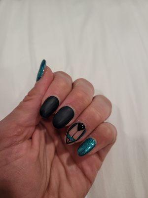 The nail design I chose.