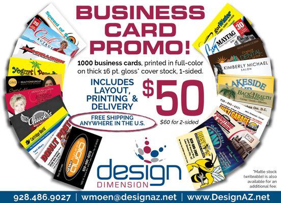 Business Card Promotion