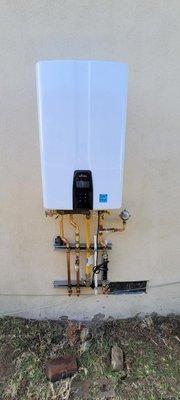 New Navien tankless installation