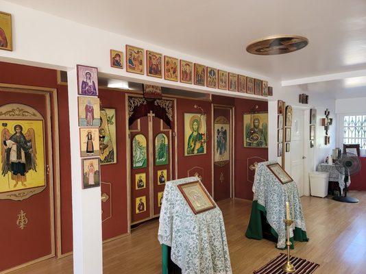 Iconostasis, facing southwest