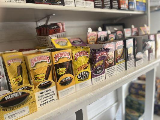 Huge selection of backwoods & more