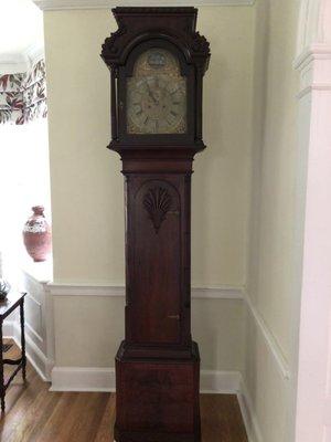 Clock I repaired fro West Chester University that used to belong to none other than Benjamin Franklin