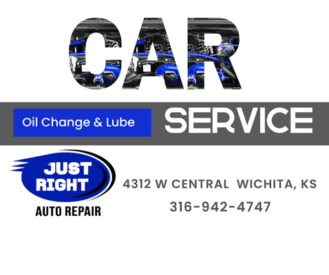 Just Right Auto Repair in Wichita, ks offers top of the line Oil Changes!!