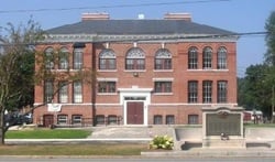 The Norman J. LeBlanc, Sr. Memorial Building at 351 Main Street in Oxford, Massachusetts.