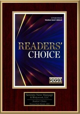 Readers' Choice Winner