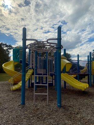 A view of the monkey bars