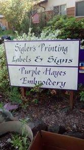 Purple Hayes Embroidery