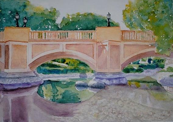 Bridge in San Diego. Ramona Frames & Art Supplies.