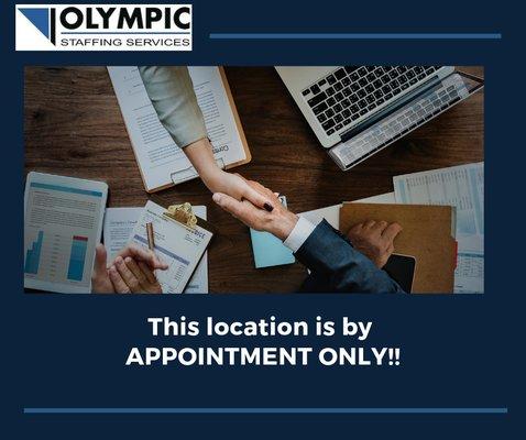 Our Orange office is by appointment only. Typing test no longer available at this location, only at our Covina and Arcadia locations.