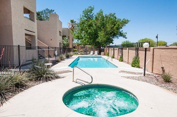 The Fountains apartments in Tucson, AZ - Pool and Spa