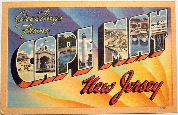 Vintage Post Card - Cape May NJ