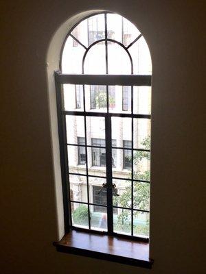 Stairway window.