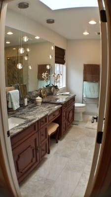 Beautiful master bathroom remodel