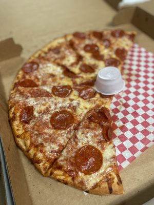 Pepperoni pizza