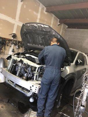 Replacing the front end to a 2016 Toyota Highlander