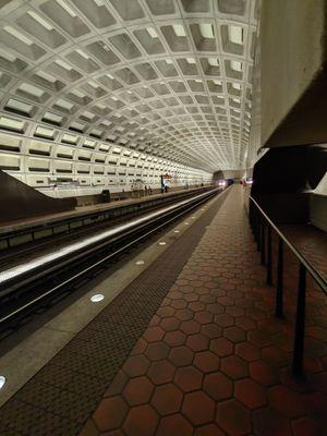 Waiting on the platform