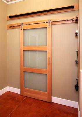 Barn door style sold by Medallion Industries, Inc.