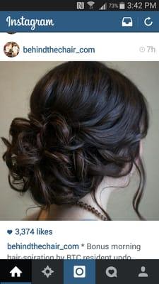 Classy hairstyling, for your special days!