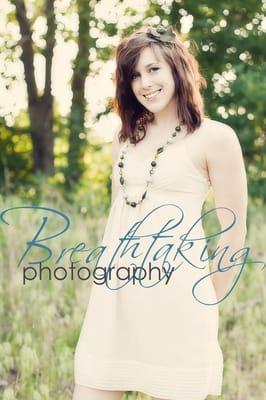 Breathtaking also offers Senior portraiture as well as boudoir.