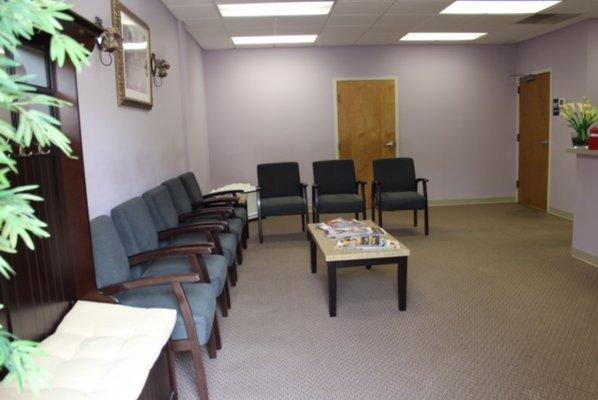 Spacious waiting room