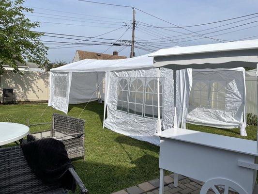 Wedding carts and tents