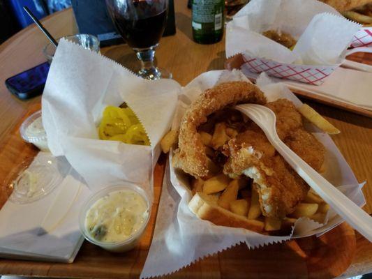 Walleye dinner.