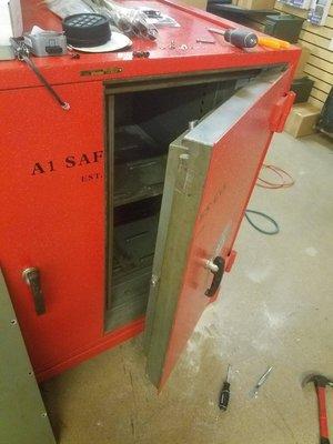 Opened customers' safe when other couldn't.