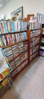 Tons of DVDs available