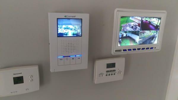 Small in wall camera system with Intercom System