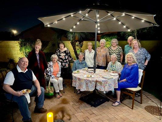 A Shadow Rock Book Club Gathering.