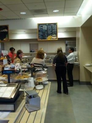 Lunch line at Rainbow Cafe