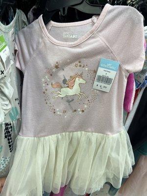 Stained and worn down toddler dress (2T) marked as a child's dress small $4.99