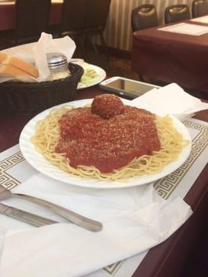 Spaghetti and Meatballs