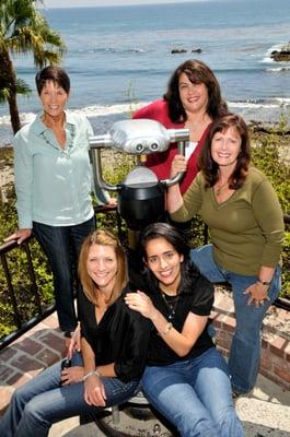 Staff hanging out at Heisler Park